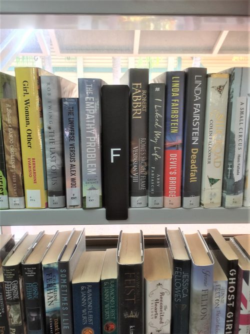 Front Facing Collection Dividers - Fiction (A-Z)