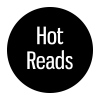 "Hot Reads" Hero Wall Signage Disc